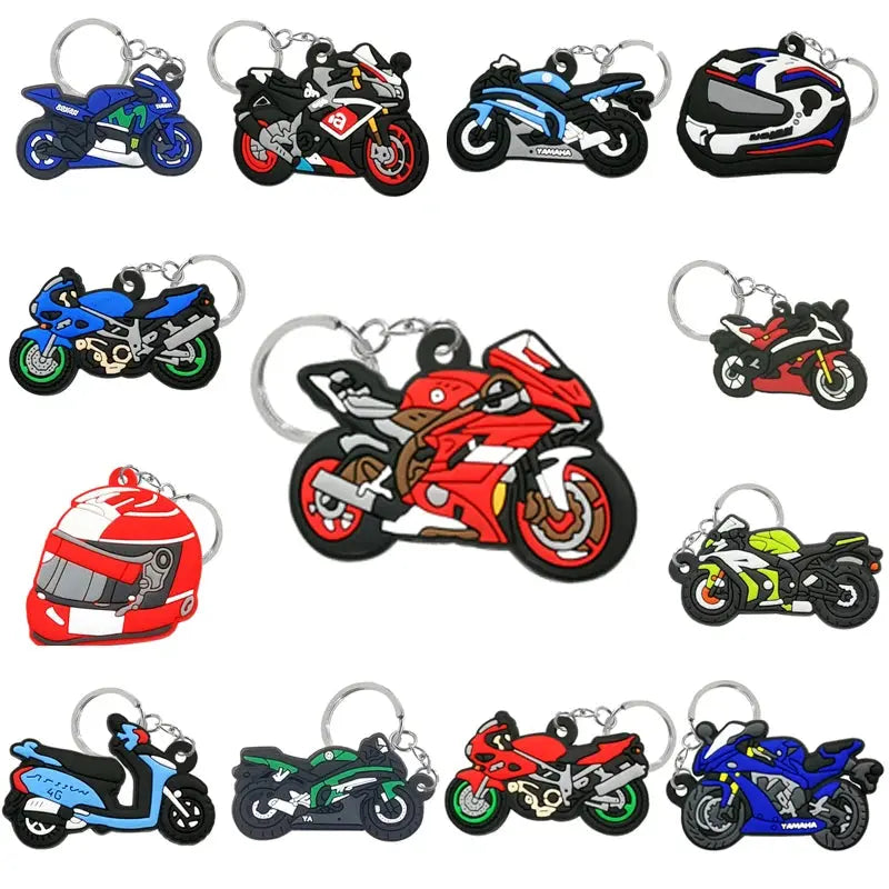 Moto Silicone Keychain AJAM